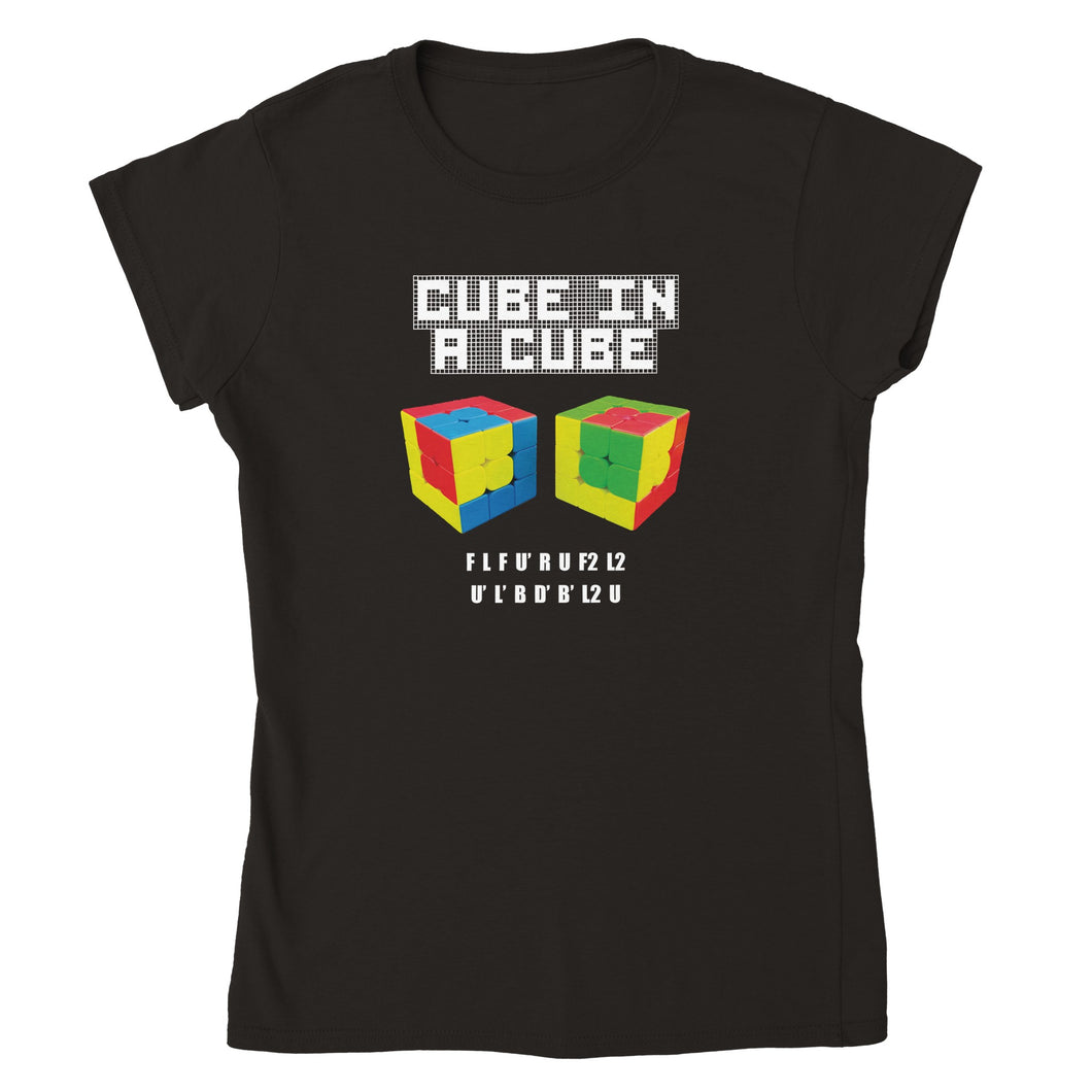 Cube in a Cube Womens Crewneck T-shirt
