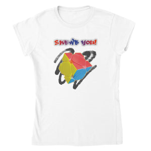 Skewb you! Womens Crewneck T-shirt