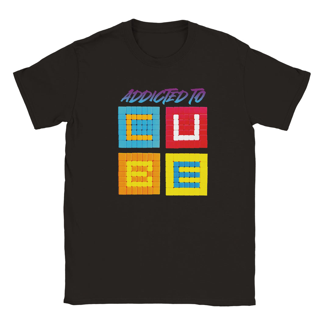Addicted to Cube Kids Crewneck T-shirt