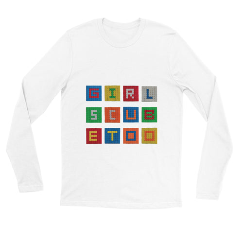 Girls Cube Too Unisex Longsleeve T