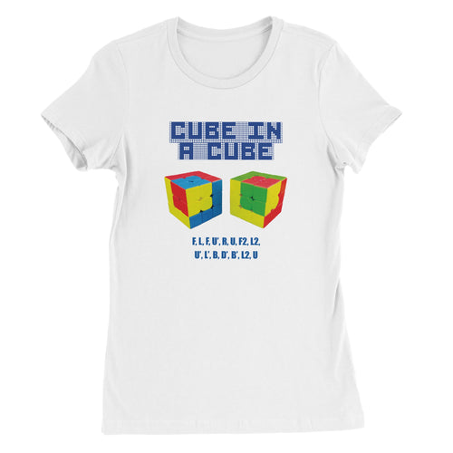 Cube in a Cube Womens Crewneck T-shirt