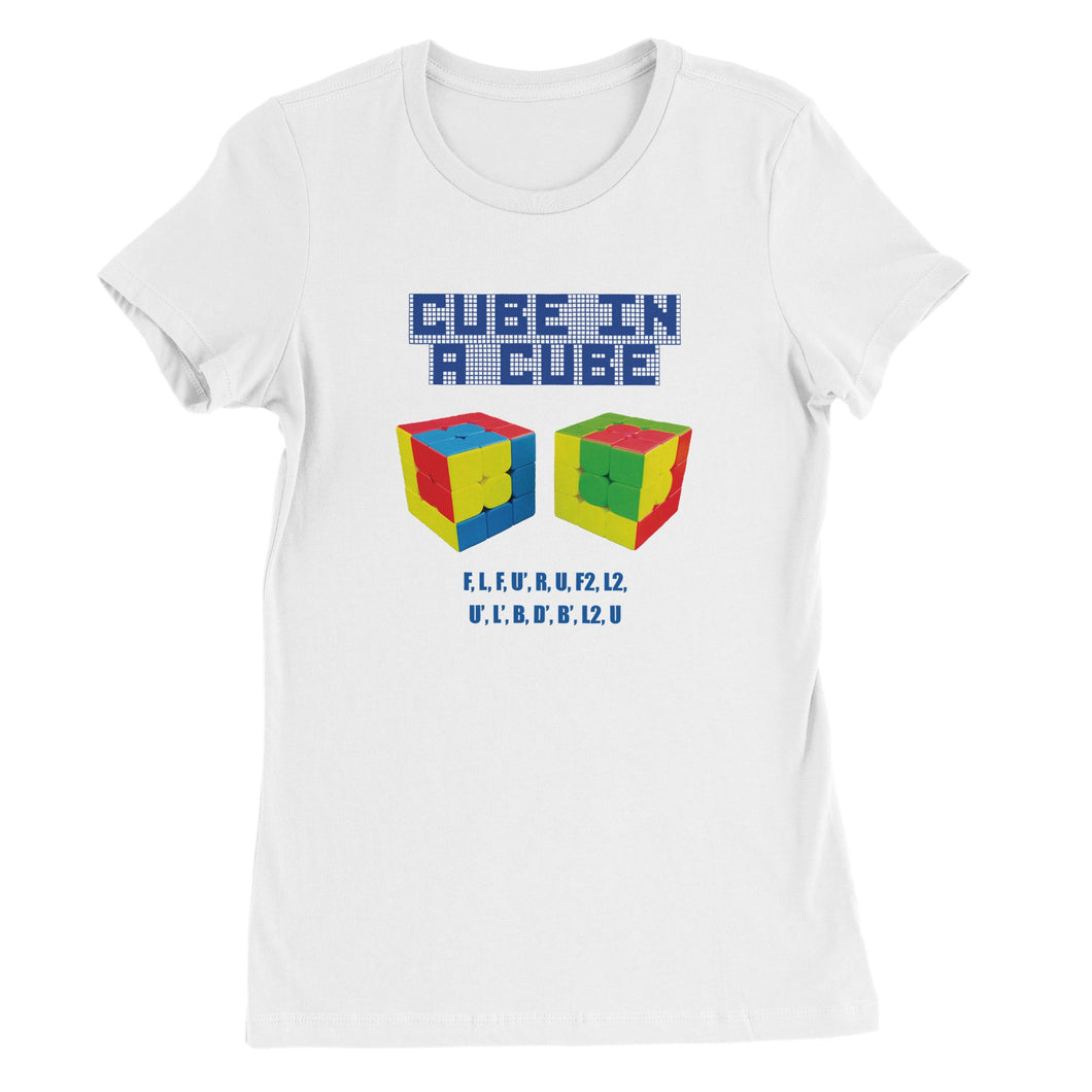 Cube in a Cube Womens Crewneck T-shirt