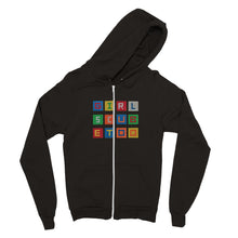 Girls cube too Unisex Zip Hoodie