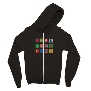 Girls cube too Unisex Zip Hoodie
