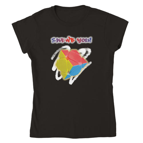 Skewb you! Womens Crewneck T-shirt