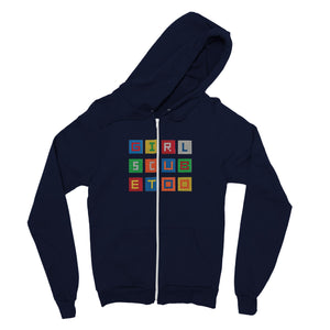 Girls cube too Unisex Zip Hoodie