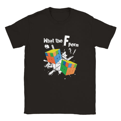 What the F Perm?! Unisex Crewneck T-shirt